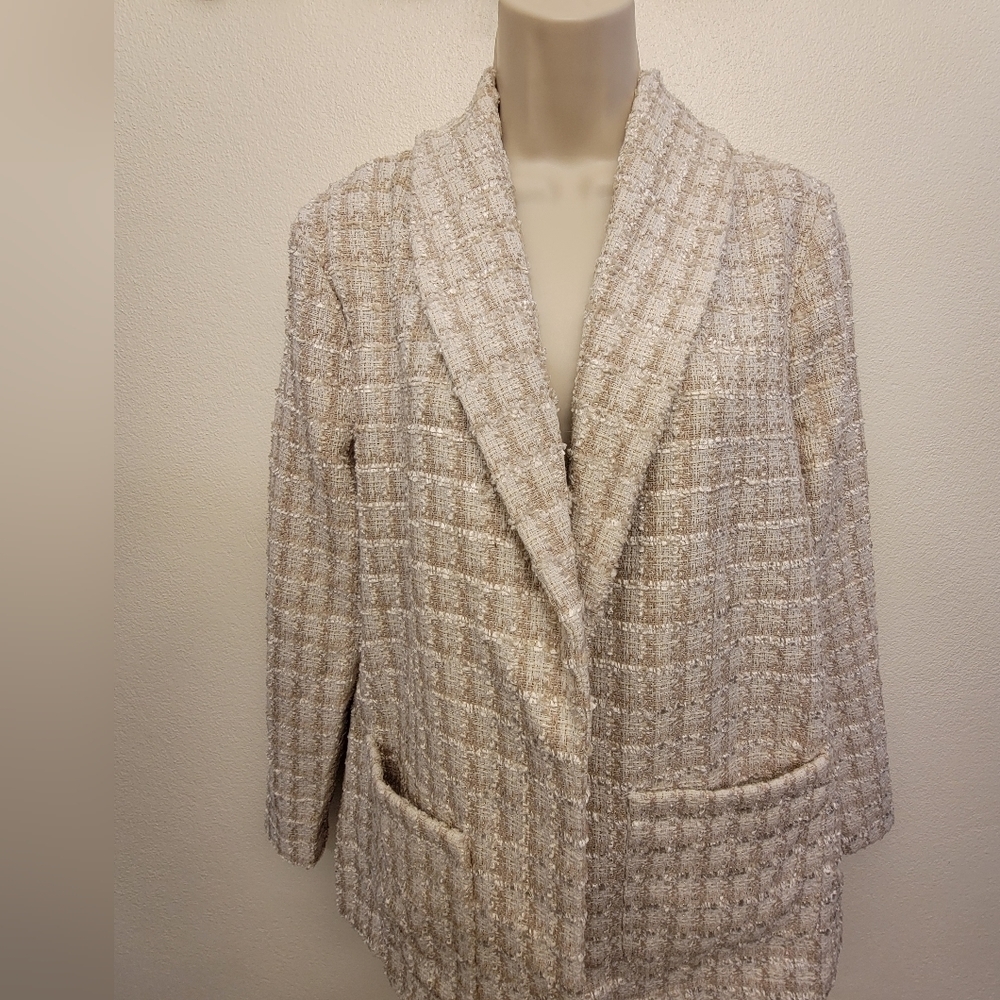 NWT BB Dakota by Steve Madden Tweed Blazer - Picture 5 of 6